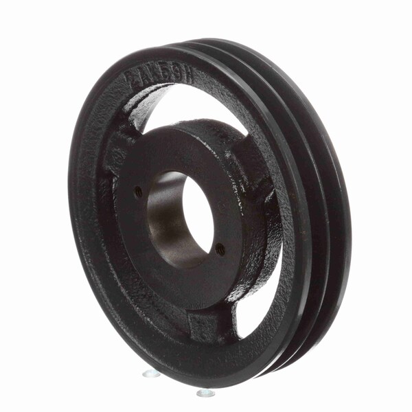 2 Groove Cast Iron Bushed Bore Multiple Sheave, 2H3V56